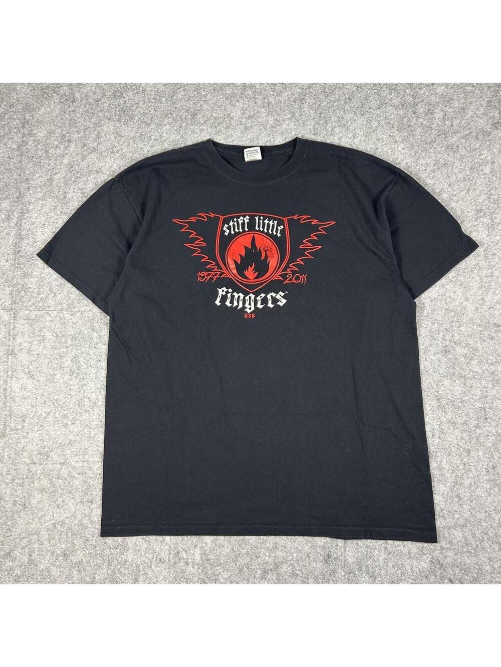 Vintage Stiff Little Fingers Roaring Blaze 2011 USA Tour T-Shirt Men’s XL